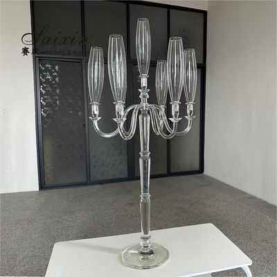 ZT-593 Luxury unique tall crystal candelabra wedding centerpieces