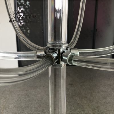 13 Arms Crystal Glass Candelabra Coloured Tall Glass Candelabra Wedding 160cm