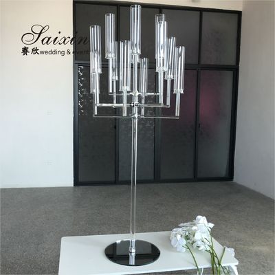 13 Arms Crystal Glass Candelabra Centerpiece Wedding 150CM