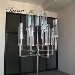 13 Arms Crystal Glass Candelabra Centerpiece Wedding 150CM
