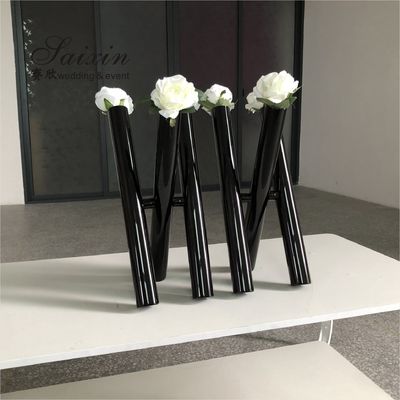 Unique Decorative Vases Black Wedding Centerpieces 3 Glass Cylinder Flower Vase