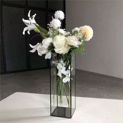 Black Wedding Candle Holder Centerpieces Candelabra For Table 40cm 45cm