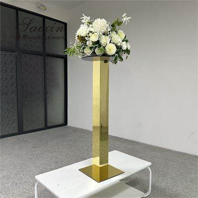 ZT-564  Luxury high White Pillar tree stand acrylic flower arrangement stands wedding table decoration