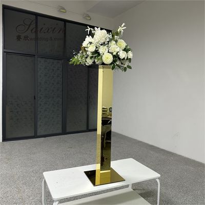 ZT-564  Luxury high White Pillar tree stand acrylic flower arrangement stands wedding table decoration