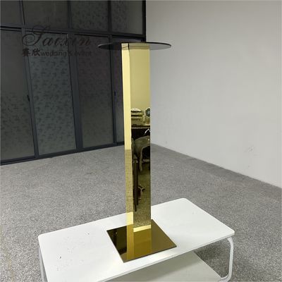 ZT-564  Luxury high White Pillar tree stand acrylic flower arrangement stands wedding table decoration