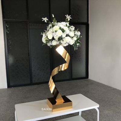 ZT-364 flower ball wedding metal gold stands flower stand for table centerpieces