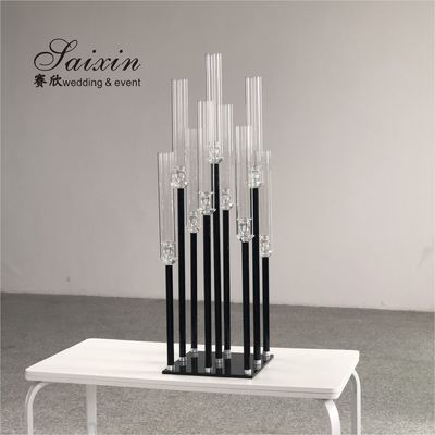 9 Arm Table Crystal Candelabra Wedding Centerpieces For Sale  Large 120cmx35cm