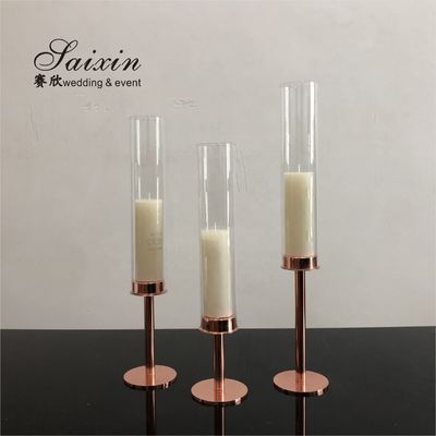 Black Metal Taper Candle Holders Candlesticks Candelabra 3 Pcs Set 54cm