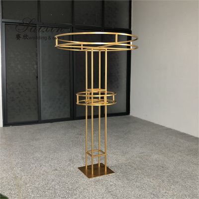 1.5m Tall Large Double Round Flower Pot Stand Arrange Furniture 150cm