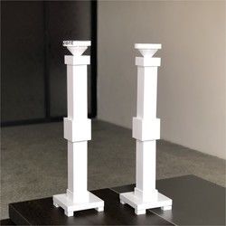 New design single pillar crystal candlesticks for wedding party decoration