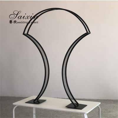 140CM Black Iron Stand For Flower Decoration Metal Wedding Table Centerpieces Arranging