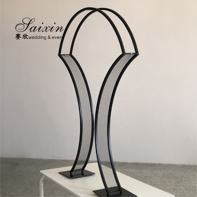 140CM Black Iron Stand For Flower Decoration Metal Wedding Table Centerpieces Arranging