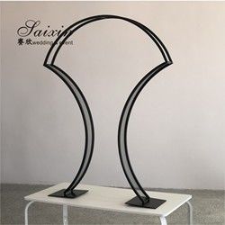 140CM Black Iron Stand For Flower Decoration Metal Wedding Table Centerpieces Arranging