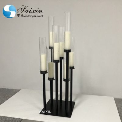 5 Arm Fireplace Antique Candle Candelabra For Christmas Silver Stick Candle Holder 90cm
