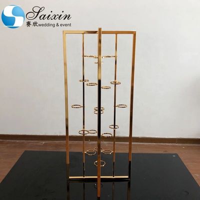 ZT-502G wedding  candlestick holder centerpiece candle holder stand for wedding party decor