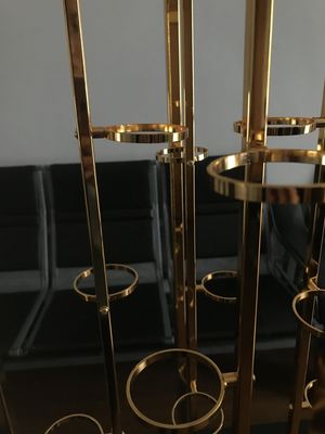 ZT-502G wedding  candlestick holder centerpiece candle holder stand for wedding party decor
