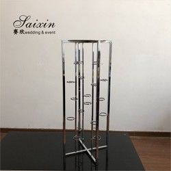 ZT-502G wedding  candlestick holder centerpiece candle holder stand for wedding party decor
