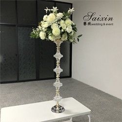ZT-370 New wedding table decoration centerpiece pillar flower arrangement stands