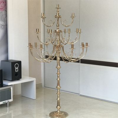 ZT-322 Modern design high quality 27 arms metal tall candelabras for wedding centerpieces