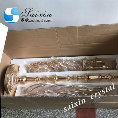 ZT-322 Modern design high quality 27 arms metal tall candelabras for wedding centerpieces