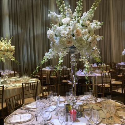 ZT-115 High quality Crystal flower stand Centerpieces for Wedding Table