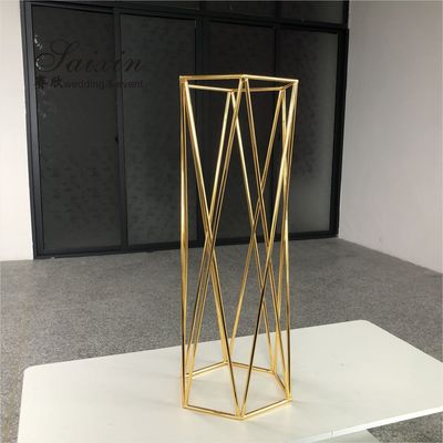 Factory Price Metal Plant Stand Gold Flower Pot Stands For Wedding Centerpieces