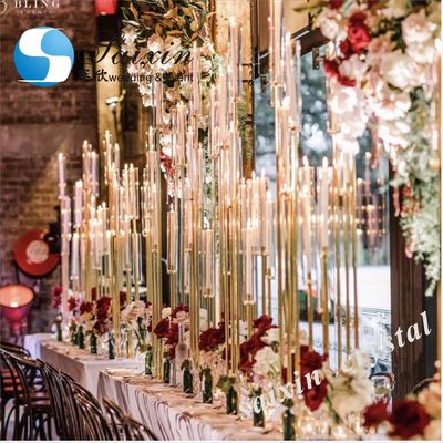 wholesale floor standing metal candle holders for event decor