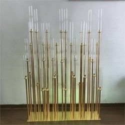 wholesale floor standing metal candle holders for event decor