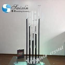 Hot selling Tall crystal candelabra  for wedding table centerpieces