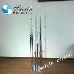 Hot selling Tall crystal candelabra  for wedding table centerpieces
