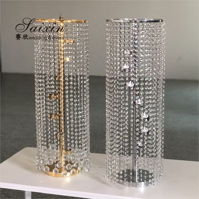 ZT-123 Wedding supplies crystal flower stand for wedding table centerpieces