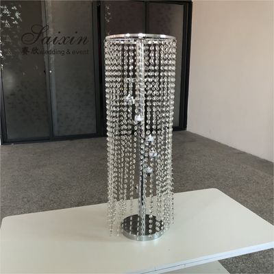 ZT-123 Wedding supplies crystal flower stand for wedding table centerpieces