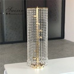 ZT-123 Wedding supplies crystal flower stand for wedding table centerpieces