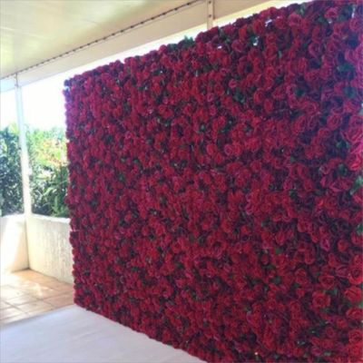 SX-020 Custom Wedding Decorations artificial silk flowers wall for wedding event backdrop decoration