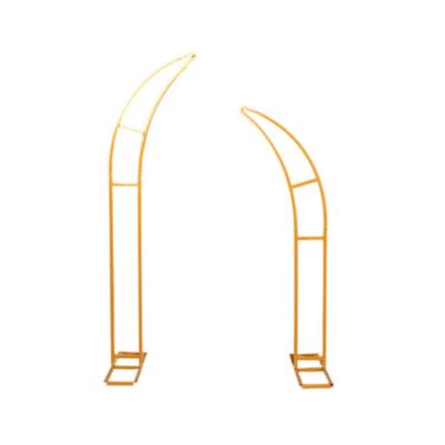 Wedding Backdrop Arch Sheep Horn Door Flower Arrangement Stand Metal Wedding Decoration Backdrop Arch
