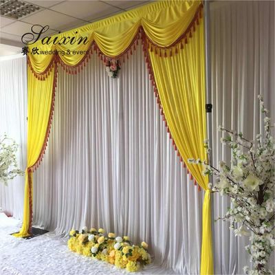 SX-390 Wholesale 3m*6m strong portable wedding stag decoration backdrop drape pipe stands