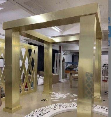 ZT-220H Wedding event decoration chuppah acrylic mandap pillars