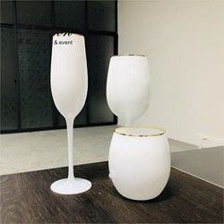 SX-G011 Water Glass Cup Custom Color Whiskey  Champagne Drinking Glasses For Wedding Home Decor