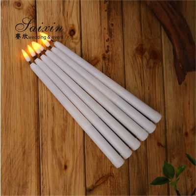 LED Taper Wedding Candles Centerpieces Decoration Remote Control Long