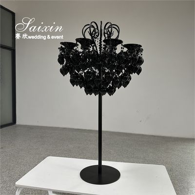 Gorgeous Wedding Decorative White Chandelier Candelabra For Centerpieces