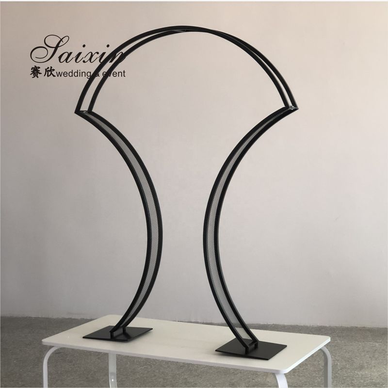 140CM Black Iron Stand For Flower Decoration Metal Wedding Table Centerpieces Arranging
