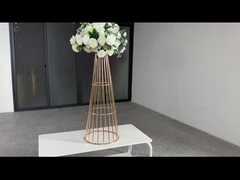 Hot sale bruiloft middelpunt goud metaal bloemenstal