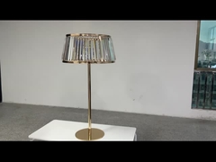 Nieuwe gouden stand kristal schaduw middelstukken voor bruiloft middelstukken