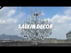 Kristallen kandelaar met de stand